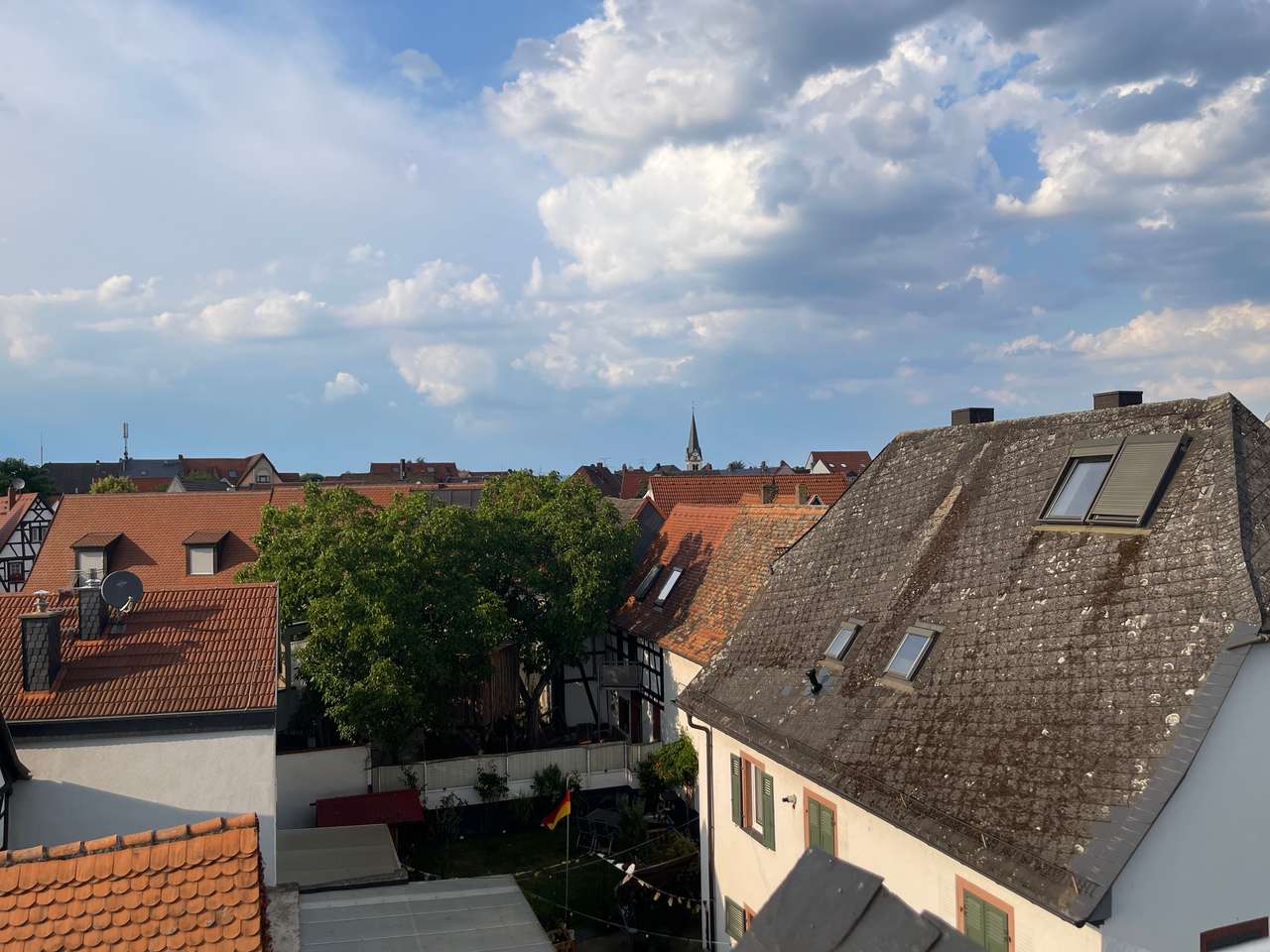 Blick aus Schlafzimmer